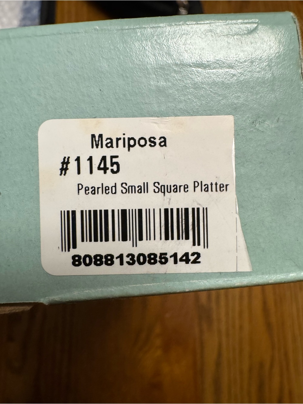 Mariposa NWT String of Pearls Square silver Platter - Picture 4 of 7